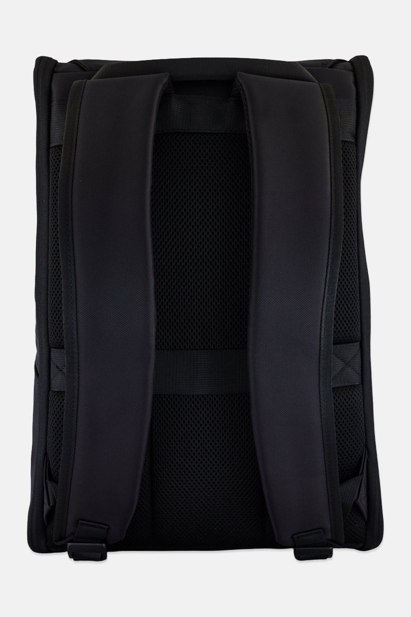 Tahari Men Brand Logo Backpack, Black - Image 2
